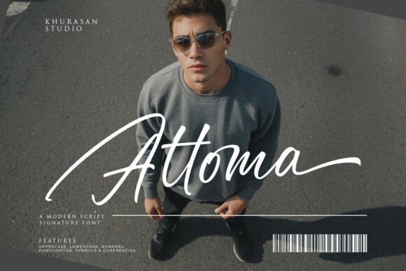 Attoma: A Script Handwritten Font for Authentic Branding