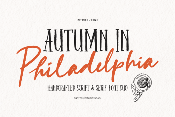 Autumn in Philadelphia: A Premium Typeface for Editorial Design