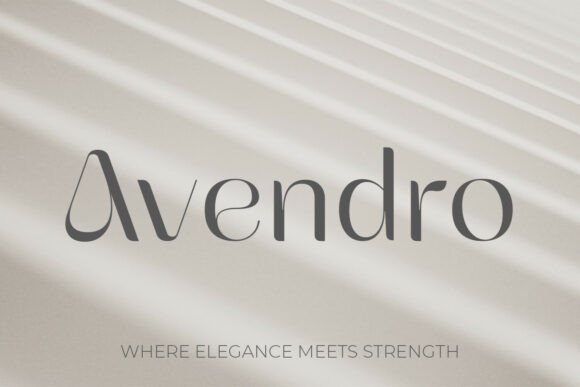 Avendro: The Bold Display Serif for High-Impact Digital Marketing