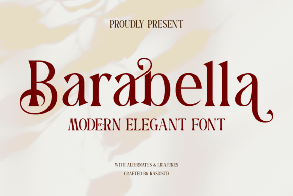 Barabella: A Modern Elegant Serif for Editorial Design