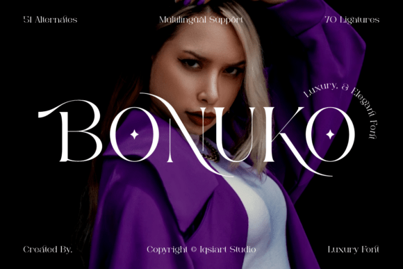 Bonuko Typeface: A Refined Serif for Modern Editorial Design