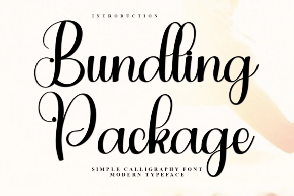 Bundling Package Typeface for Festive Editorial Design