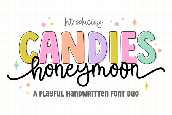 Candies Honeymoon: A Sweet Handwritten Typeface for Editorial Design