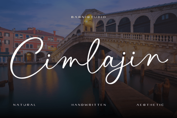 Cimlajin: The Script Handwritten Font for Elegant Campaign Design
