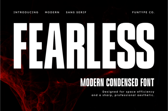Fearless: A Bold Sans Serif Typeface for High-Impact Editorial Design