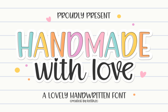 Handmade with Love: A Script Typeface for Warm Editorial Design