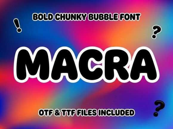 Macra: The Decorative Display Font for Editorial Centerpieces