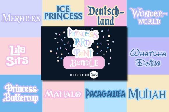 Princess Party: A Whimsical Typeface for Enchanting Brand Identity