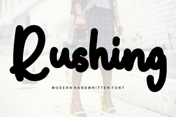 Rushing: A Timeless Handwritten Font for Editorial Design