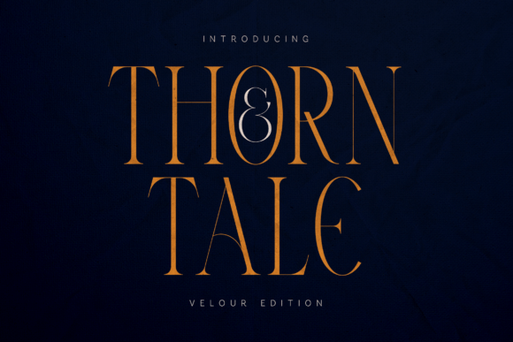 Thorn Tale: The Condensed Serif Font for Elegant Small Business Branding
