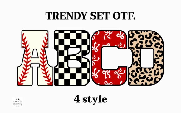 Trendy Set: The Ultimate Color Fonts Bundle for Creative Projects